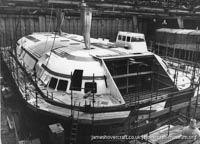 Vosper-Thornycroft VT1 under construction